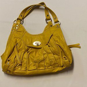 Junior Drake mustard yellow purse